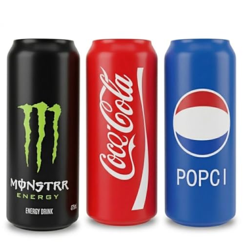 Image of TecoKart 3Pcs Beverage Can Sleeves Silicone Beer Can Cover 500ml Anti-Slip Elastic Can Wraps | Fits 500ml Soda & Beer Cans, Condensation Proof Grip & Reusable Protective Sleeve Set