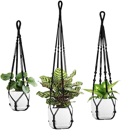 Macrame Plant Hanger - Fits 4 to 15 inches Pots for Indoor Outdoor, 43