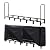 Lanlelin 8FT Firewood Rack with Cover - Outdoor Use Ready, Quick-Access Zippered Cover for Easy Wood Storage & Retrieval, Wind-Resistant Straps, Stable & Secure Construction