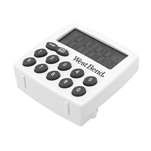 image for West Bend Easy to Read Digital Magnetic Kitchen Timer Features Large D
