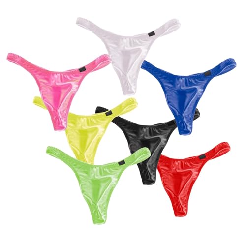 Sexy Men's Low-Rise Jockstrap Underwear - Breathable Nylon G-Strings Thongs with Pouch