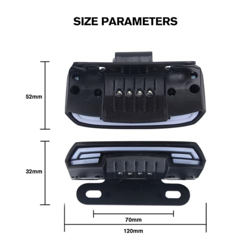 Luces traseras de scooter para una conducción urbana segura y visible 6
