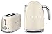 Smeg TSF02CRUK KLF01CRUK | Styl retro 4-krotne toster i czajnik zestaw w kolorze kremowym
