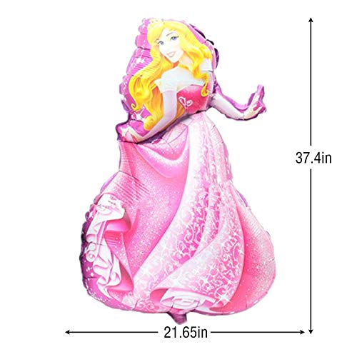 5Pcs Disney Princess Sleeping Beauty Foil Balloons For Kids Birthday Baby Shower Princess Themed Party Decorations #TOP1
