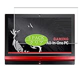 Synvy [3 Pack] Screen Protector, Compatible with MSI Wind Top AG240 2PE AIO 24' TPU Film Protectors [Not Tempered Glass]