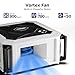 ALORAIR Hanging Intake Air Filtration Systems Woodworking 2 Stage Air Flow (580/780CFM) Remote Control, Shop Dust Collectors with Strong Vortex Fan for Garage, Work Shop, Home Use, Purecare 780