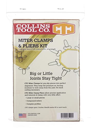 Collins Miter Spring Pliers And 13 Miter Clamps #TOP2