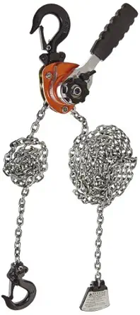 CM 602 Series Mini Ratchet Lever Chain Hoist, 6-19/64