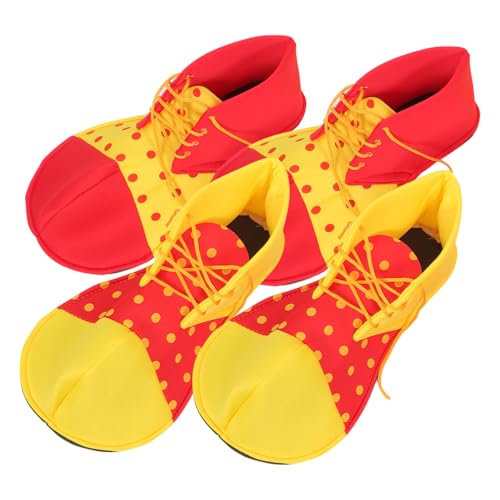 Chaussures de clown YARNOW en tissu résistant pour spectacles et carnaval