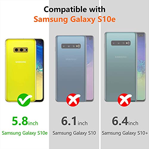 Rayboen Case For Samsung Galaxy S10E, Crystal Clear Shockproof Non-Slip Anti-Yellowing Protective Phone Case, Hard Pc Back & Soft Tpu Frame Slim Cover For Samsung Galaxy S10 E #TOP1