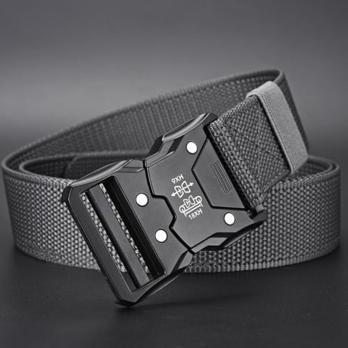 Men's Nylon Belt Outdoor Canvas Belt Casual Sports Workwear Pants Belt4