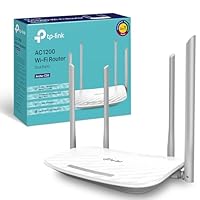 TP-Link Archer C50 AC1200Mbps Wireless Dual-Band WiFi Router, WiFi Speed up to 867 Mbps/5 GHz + 300 Mbps/2.4 GHz, 4+1 Fast Ports, Single-Core CPU, Guest Network, Parental Control, Easy Setup