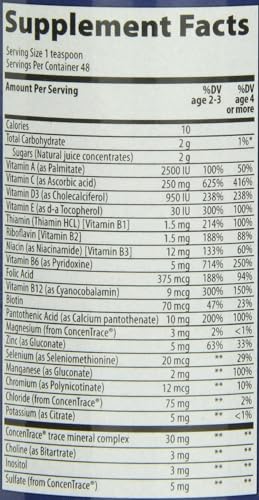 Trace Minerals Multivitamina e Multimineral Criança 237ml