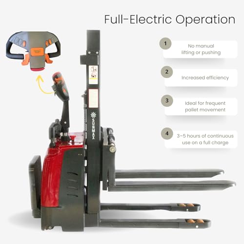 Crown electric pallet stacker