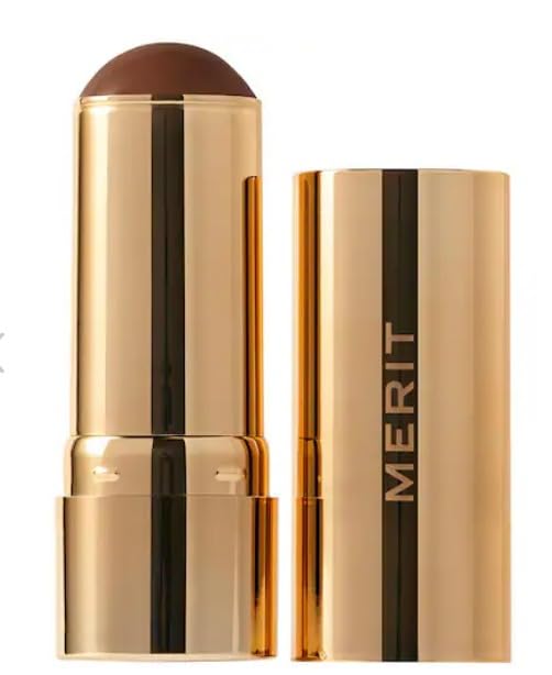 MERIT Bronze Balm Sheer Sculpting Bronzer 0.44 oz / 12.5 g (Leo (med deep skin), standard)