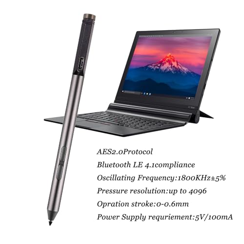 Image of Pen Pro for Lenovo Pen Pro Compatible with ThinkPad P52 /ThinkPad X1 Tablet Gen 3 (20KJ,20KK) /ThinkPad X1 Extreme (20MF, 20MG),AES 2.0 Protocol