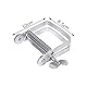Gotetiso Tubenquetscher Metall Tubenausdrücker Tube Press Tube Squeezer Tubenpresse Zahnpasta Quetscher Zahnpasta Squeezer Zahnpastaspender aus Edelstahl Tubenquetscher für Alle Tube Silber