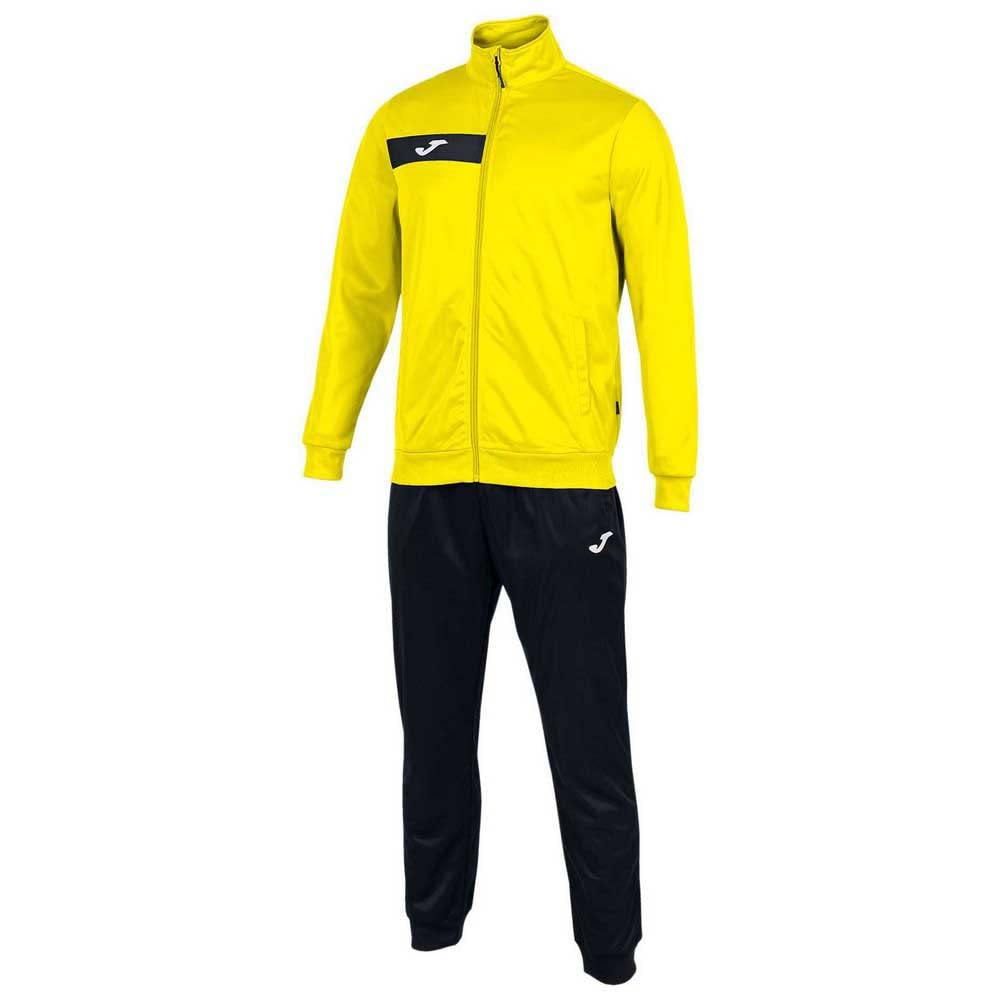 Joma Men's Columbus Tracksuit, Yellow/Black, 6XS