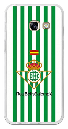 Funda Gel Flexible Real Betis Balompié para Samsung Galaxy A3 2017 - Carcasa TPU Licencia Oficial Real Betis Balompié. Escudo 4