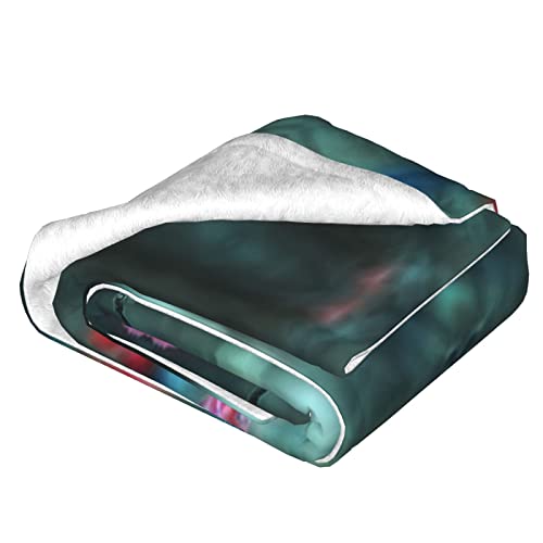 Couverture de canapé libellule fleur plaid doux pour des instants cocooning