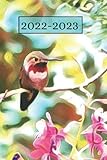  Green Hummingbird Lover\'s Ruby Red Throated Garden bird Dated Weekly 2 year Calendar Planner: Cute Small Pocket/Purse Size To-Do Lists,Tasks, Notes, ... (Calendar Books Years: Jan 2022- Dec 2023)