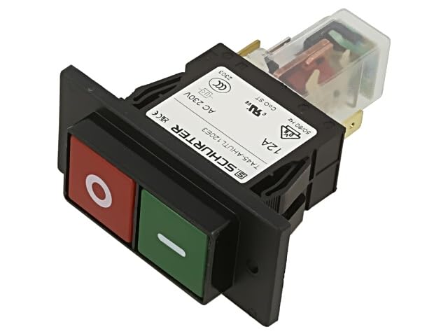 Disjoncteur 12A SCHURTER pour protéger les machines contre les surcharges 4430.0045