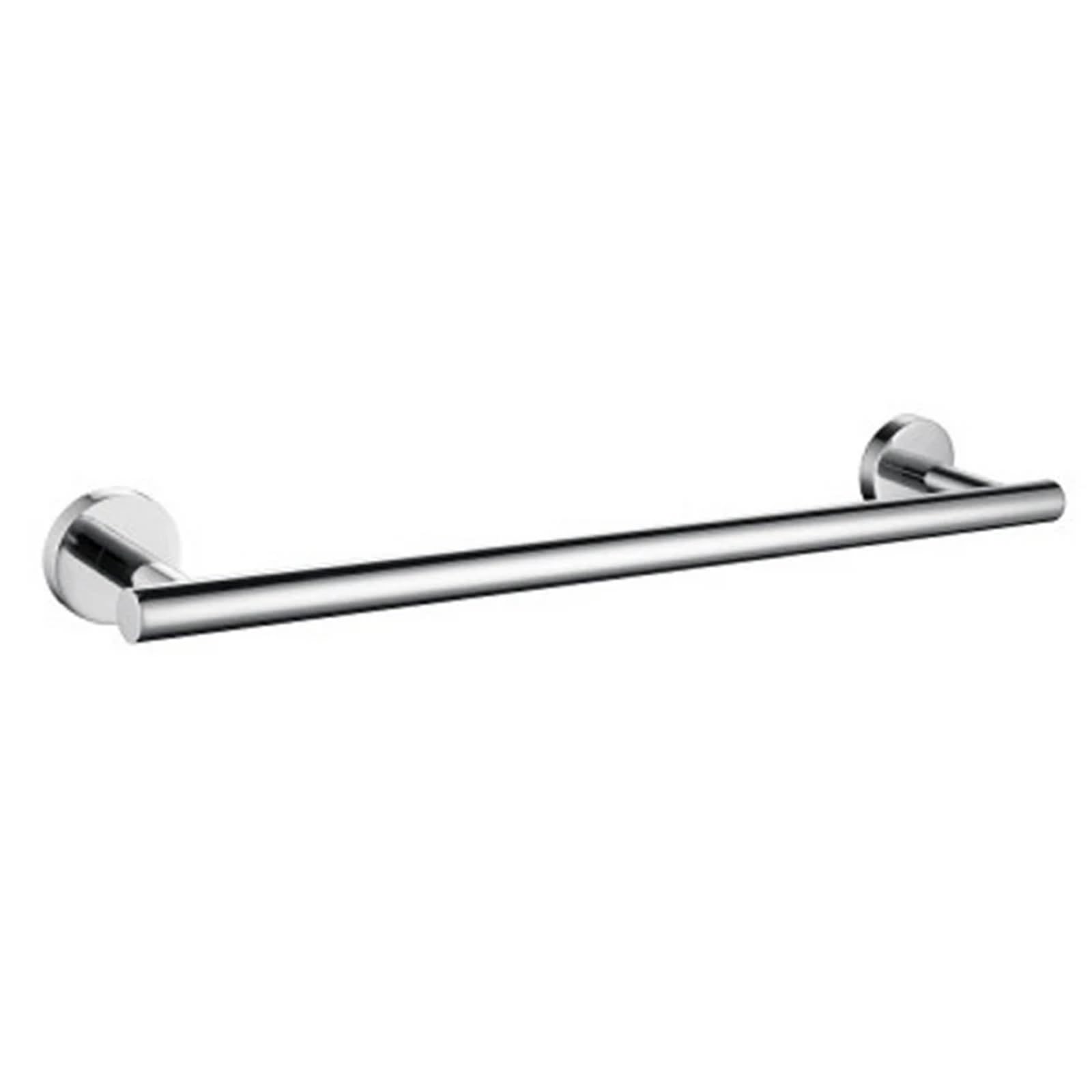 Towel Bar Towel Bar Stainless Steel Single Wall Mounted Kitchen Towel Rack Shelf Hanger Rustproof Towel Rod Bathroom Hardware(Silver,40cm)