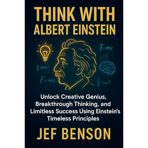 Think with Albert Einstein Audiolibro Por Jef Benson arte de portada
