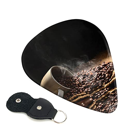 Ensemble de 6 médiators de guitare en grains de café pour guitare acoustique, guitare électrique, basse, ukulélé – fin… - Les Beatles, Paul McCartney, John Lennon, RIngo Starr, George Harrison Ensemble de 6 médiators de guitare en grains de café pour guitare acoustique, guitare électrique, basse, ukulélé - fin…