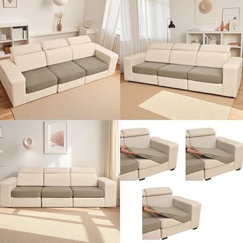 Housse de canapé extensible en polyester jacquard