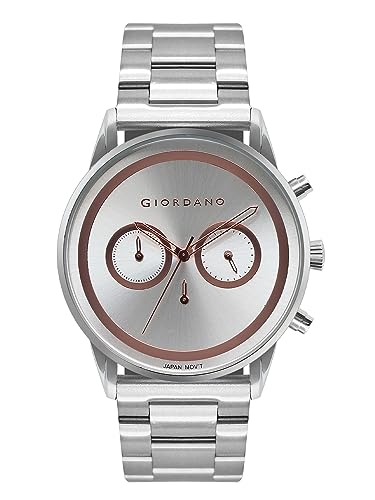 Giordano Analog Stylish Watch for Men & Boys Water Resistant Fashion Watch Round Shape with Multi-Functional Wrist Watch to Compliment Your Look/Ideal Gift for Male - GZ-50087