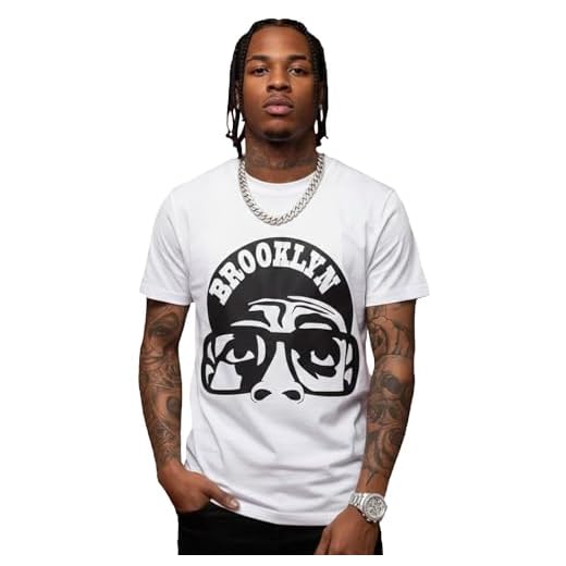 Swag Point Hip Hop T-Shirt - Funny Vintage Street wear Hipster Parody (XL, BRKN-WHT)