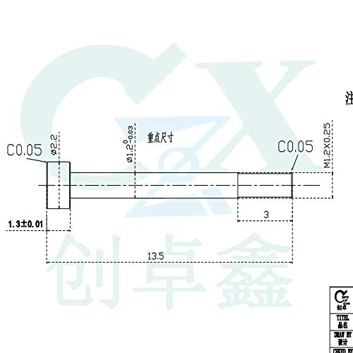 Gimax 2.213.5mm female CNC lathe parts thread head solder PCB pin pogo pin connector