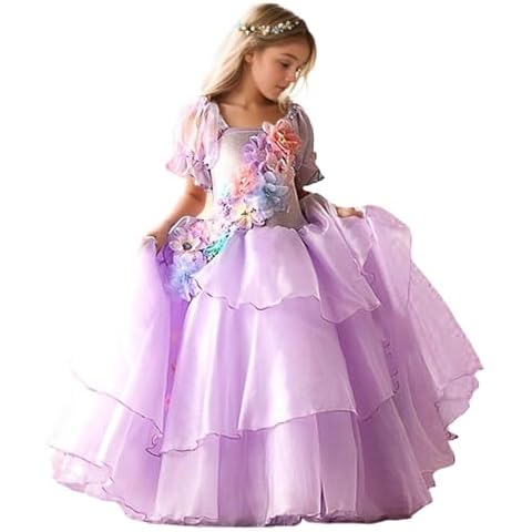 CQDY Isabella Encant Costume for Girls Dress Outfit Cosplay Princess Tutu Dress Up for Halloween Party Cover