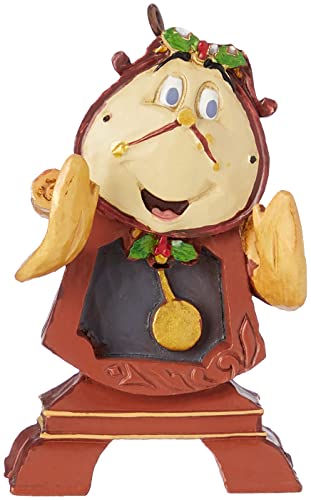Disney Traditions, Figura de Din Don de 'La Bella y La Bestia', Enesco, Multicolor, 7 x 1.1 cm