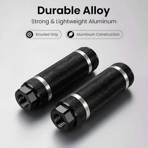 image for WADEKING WHW Bike Pegs for E-Bike Rear Axle, M12 & M14 Threaded Pegs f