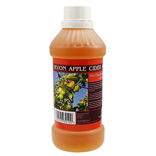 Aceto di sidro di mele con madre - crudo e tutto naturale - 547 Millilitre