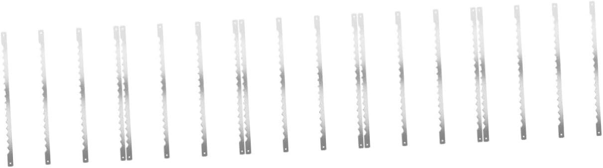 Mikinona 20pcs Bread Maker Replacement Blade Loaf Bread Slicer Toast Cutter Accessories