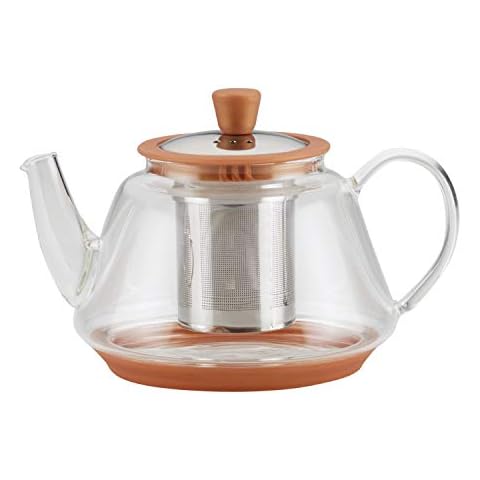 BonJour Copper Borosilicate Teapot with Infuser Cover