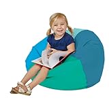 Factory Direct Partners 10477-CT SoftScape Classic 26' Junior Bean Bag Chair, Furniture for Kids, Perfect for Reading, Contemporary