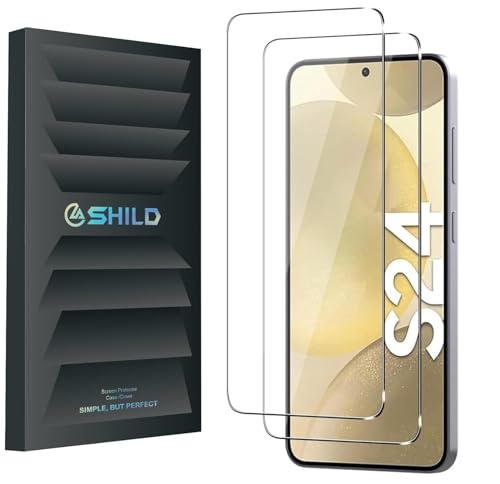 Image of Uyiton SHILD - (Pack 2 Perfect - Fits Design Tempered Glass For Samsung S24 | Tempered Glass Screen Protector For Galaxy S24 - HD /Anti Scratch /Fingerprint Working