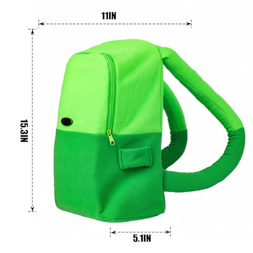 Green Backpack Green Bag Prop for Anime Costume Halloween Costume Cosplay Accessory3