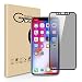 Privacy Screen Protector for iPhone Xs iPhone X, [1-Pack] Full Coverage Anti-Spy Anti-Scratch Tempered Glass Film Shield for Apple iPhone Xs/X 5.8 inches (Black)