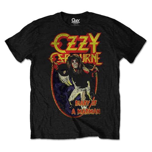 Image of Ozzy Osbourne Men's Diary of A Madman T-Shirt, Black, Medium