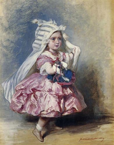 Toile moderne de la Princesse Béatrice par Winterhalter pour décoration 60x90cm