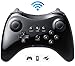 Wireless Controller Gamepad for Nintendo Wii U Bluetooth Game Controller Joystick Gamepad (Black)