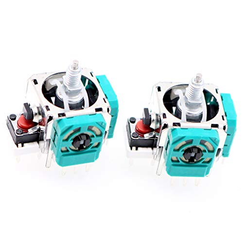 Image of Deal4GO 2 Pack 3D Internal Analog Stick Joystick Modules Threaded Thumbstick Replacement for Xbox one Elite 2 Controller
