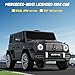 Licensed Mercedes Benz G63 Kids Electric Car, 12V 7Ah G wagon Ride on Car w/Safety High Window, Remote Control, 3 Speeds, Music Player, Horn & LED Lights for Toddlers (Black)