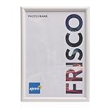 Kenro Cadre Photo Blanc Frisco Series 15x20cm Cadre Photo 15x20 à Poser ou à Suspendre sur le Mur avec Devanture en Verre - FR1520WH