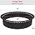 Outdoor Smokeless Fire Pit Ring Liner 43-Inch Outer/39-Inch Inner Diameter, Heavy Duty Solid Metal Steel Round Firepit Rim Insert for Outside DIY Campfire Ring Above or In-Ground, Black
